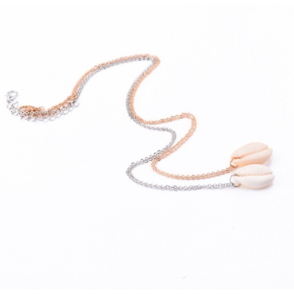 Trendy Bohemian Conch Shell Chain Gold Necklaces Spring Summer Beach - Picture 5 of 5